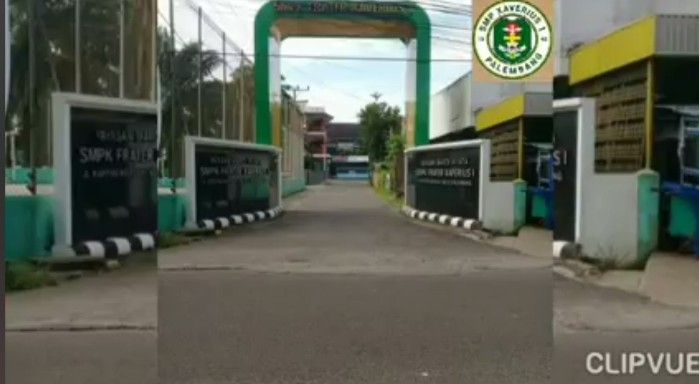 Gerbang SMP Xaverius 1 Palembang. Dok. FB SMP Xaverius 1 Palembang