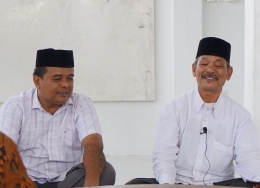 Prof. Dr. Damanhuri, M.Ag dan  Marzuki, S.Ag, MH. Foto: dokpri.