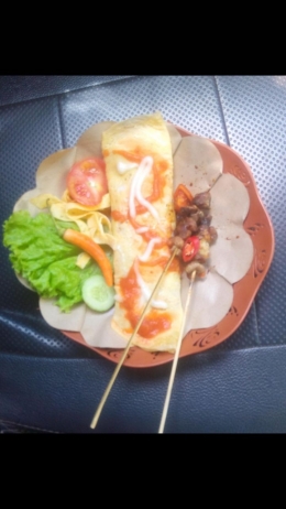 juara 2 nasi goreng kemul sate kambing (Dokpri)