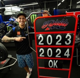 Resmi! Fabio Quartararo perpanjang kontrak dengan Yamaha hingga 2024 (Sumber: Instagram Fabio Quartararo)