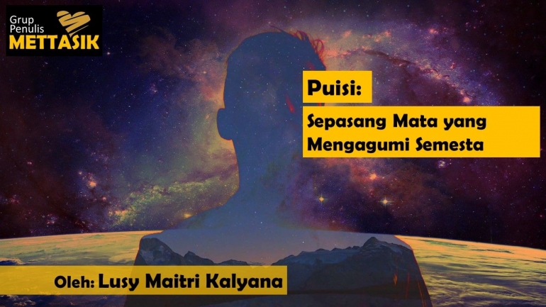 Sepasang Mata yang Mengagumi Semesta (gambar: reddit.com, diolah pribadi)