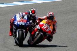 Marquez vs Lorenzo GP Jerez 2013. (Sumber: motogp.com)
