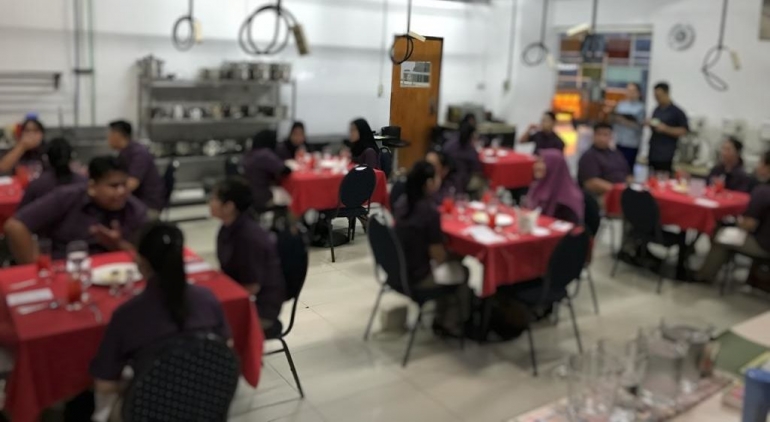 Pelatihan Food Service Dalam Peningkatan Kualitas SDM di Bidang Bisnis Hospitaliti Melalui Pendidikan di Universitas Ciputra (Dokpri)