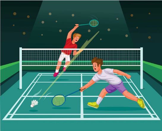 Ilustrasi Badminton (freepik.com)
