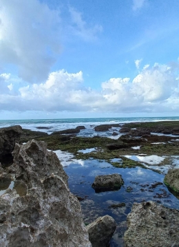 Tepi Pantai Ngunggah (dokumentasi pribadi)