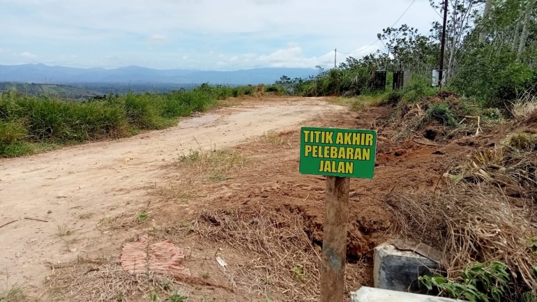 TMMD Ke 113 TA. 2022 Kodim 0205/TK Pelebaran Jalan. Dokpri