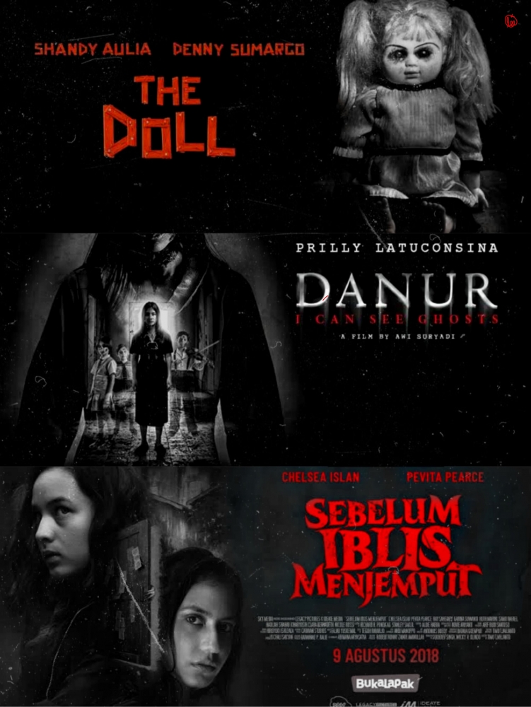 (Dari Atas ke Bawah) Poster The Doll, Danur, dan Sebelum Iblis Menjemput/imdb.com