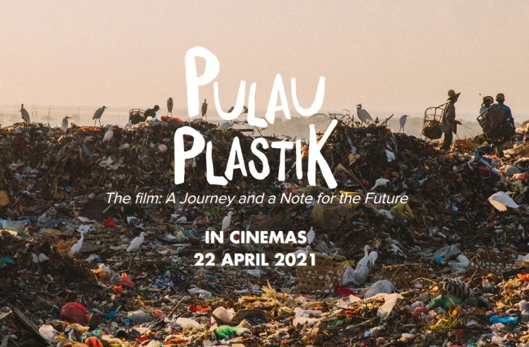 Poster film Pulau Plastik / Sumber foto: tasikmalaya.pikiran-rakyat.com