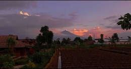 Pemandangan Gunung di SMK Wikrama 1 Garut (Dokpri)