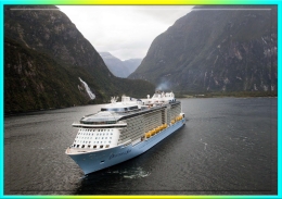 Kapal Pesiar Mewah Menuju Fjord Milford Sound | Dok.Cruiseswowbs