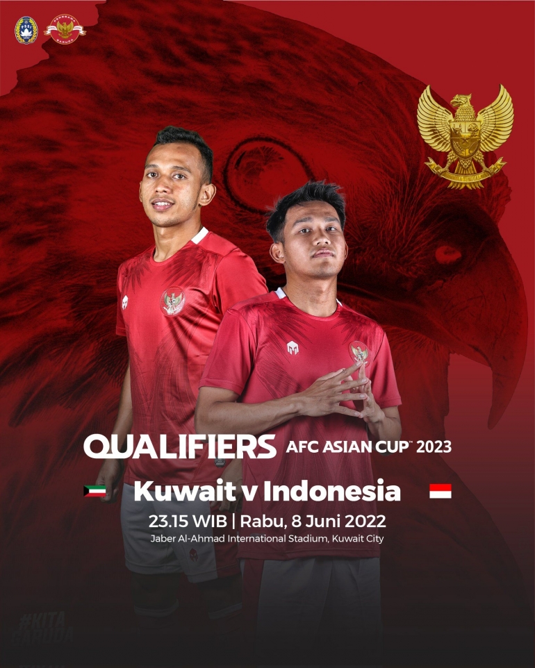 (dok: PSSI) Indonesia VS Kuwait dalam ajang Kualifikasi Piala Asia 2023
