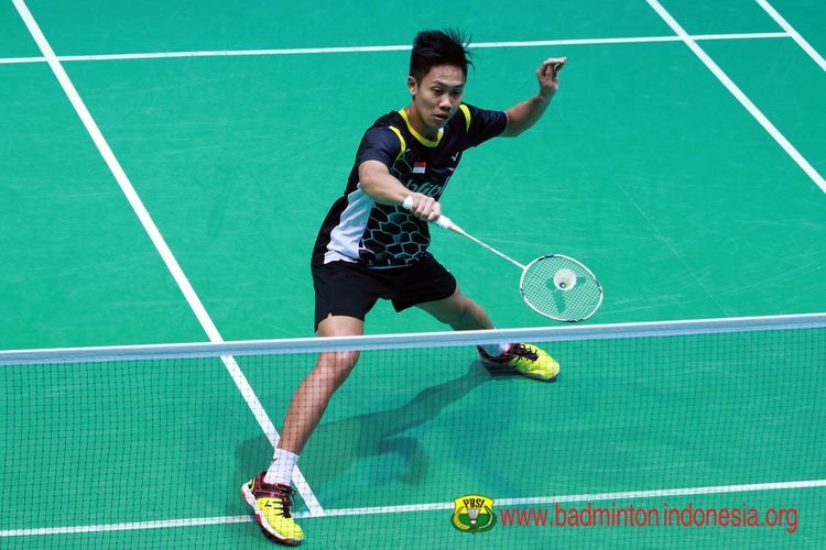 Ade Resky Dwicahyo saat masih membela tim junior Indonesia. Sumber: PBSI via Kompas.com