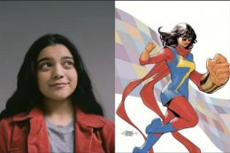 Iman Vellani memerankan karakter Kamala Khan Ms Marvel. Sumber : The Wrap