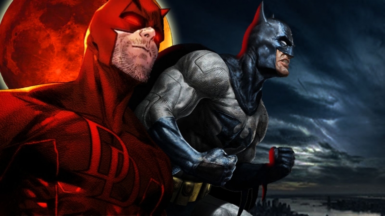Batmand and Daredevil (diambil dari DeviantArt oleh claudiobraz) 