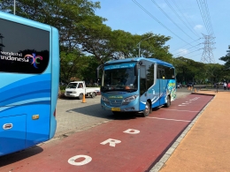 Bus Wara Wiri di Jakarta E-Prix 2022 (dok. Dzulfikar)