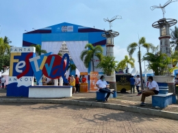 Pantai Festival Ancol tempat Sustainable Stage (dok.Dzulfikar)