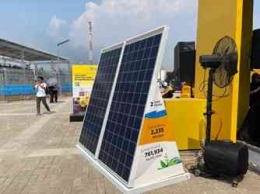 Solar Panel di JAKARTA E-PRIX 2022 (https://www.instagram.com/jakartaeprixofficial/) 