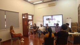 Potret Kegiatan Diskusi Budaya Indonesia di Gothe-Institut Bandung/Dok.Pribadi