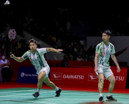 Marcus-Kevin/Unggulan pertama. Dok: bwfworldtour.bwfbadminton.com