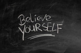Percaya pada dirimu sendiri. Sumber: Pixabay.