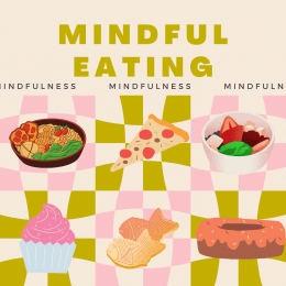 dokpri/ poster mindful eating/ mindfulness