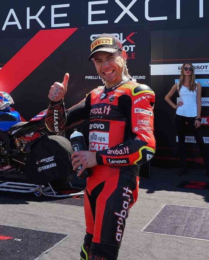 Alvaro Bautista menjuarai Race 1 World Superbike di Misano. (Sumber: Instagram World Superbike)