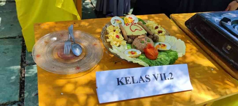 Kelas yang telah menyelesaikan proses masakannya.