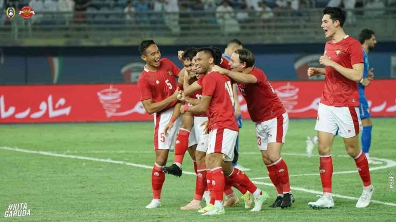 Indonesia harus takluk dari Jordania di laga kedua Kualifikasi Piala Asia dengan skor tipis 1-0. | Source: Dok PSSI