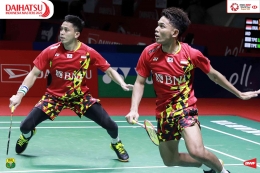 Fajar Alfian dan Rian Ardianto Melaju ke Final Indonesia Masters 2022 (https://twitter.com/INABadminton)