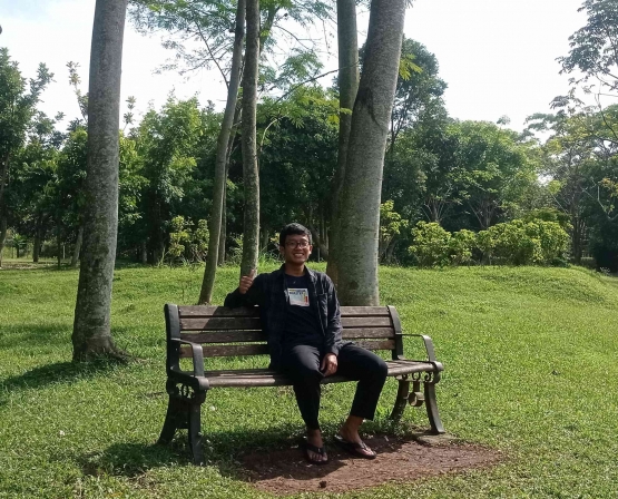 Penulis Berada di Kebun Raya Indrokilo (Dokpri)