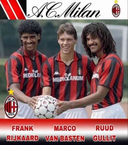 (foto: Pemain AC Milan Trio Belanda)