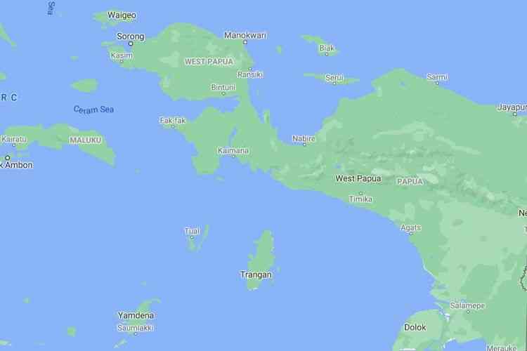 Peta Papua dan Papua Barat. Sumber kompas.com