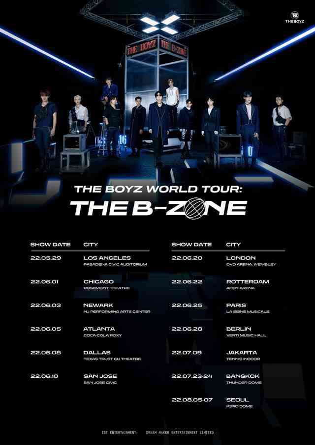 Jadwal The Boyz World Tour 2022 | Sumber : FAN N STAR