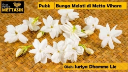 Bunga Melati di Metta Vihara (gambar: tirto.id, diolah pribadi)