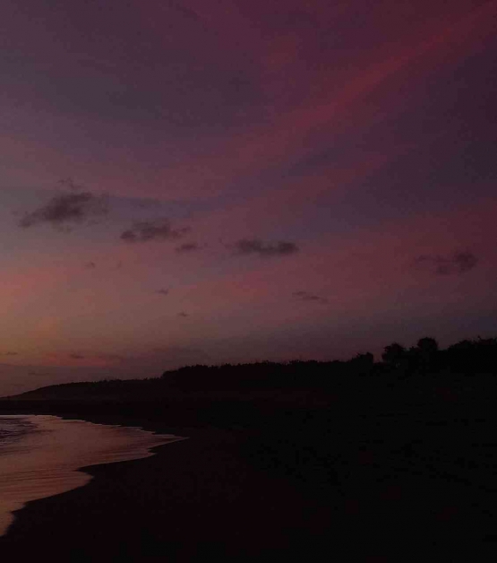 Langit senja di Pantai Parangkusumo (dokumentasi pribadi)