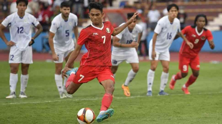 Gol ke-7 dari Marselino Ferdinan ke gawang Nepal dan timnas Indonesia pun berhasil melaju ke Piala Asia 2023. Suaracom