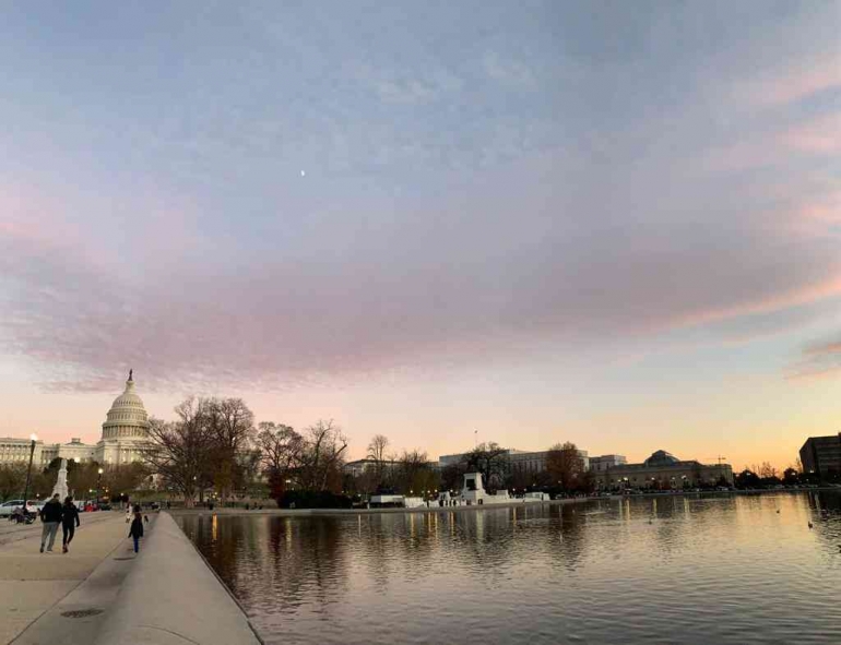 Gedung Parlemen AS, Capitol Hill di Washington DC. Foto adalah koleksi pribadi