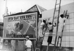 Pendudukan Jepang di Pulau Jawa 1942. Sumber: gettyimages.com