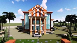 Gambar 2. Gedung Perpustakaan yang bakal berdiri di atas tanah bekas Gedung Bobakidan. Sumber: https://bolmora.com/