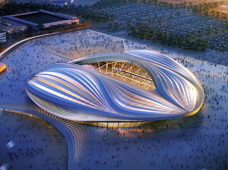 Salah satu Stadion Piala  Dunia Qatar 2022 . foto.: alghad.com