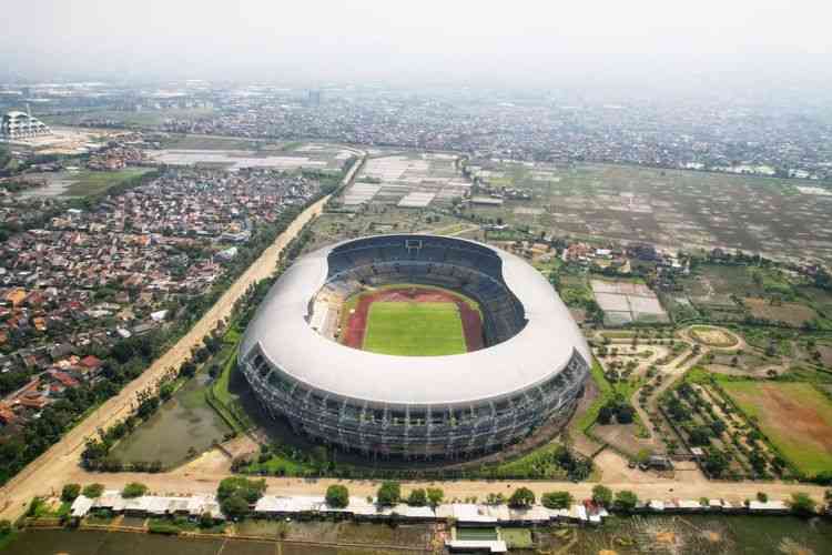 Stadion Gelora Bandung Lautan Api (GBLA) di Gedebage Bandung. (Dok GBLA)