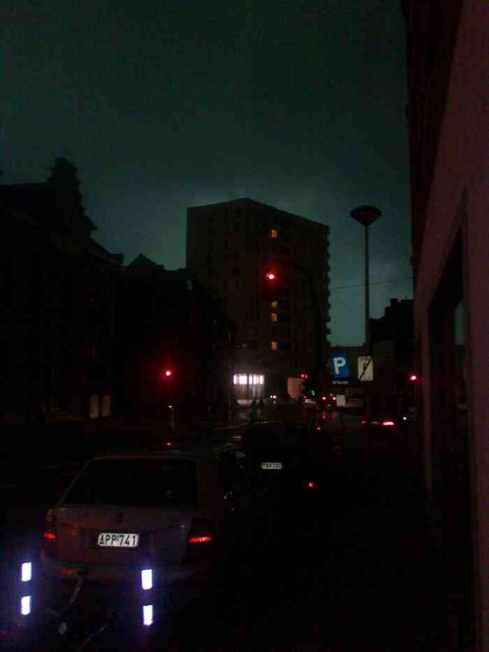 Langit gulita dekat Brussel jam 9:43 pagi 23/08/2012 (dok.pri)