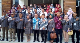 Mantan Kadisbudpar Aceh Jamaluddin bersama perwakilan Kepala Museum Seluruh Indonesia (Doc Istimewa-Rachmad Yuliadi Nasir)