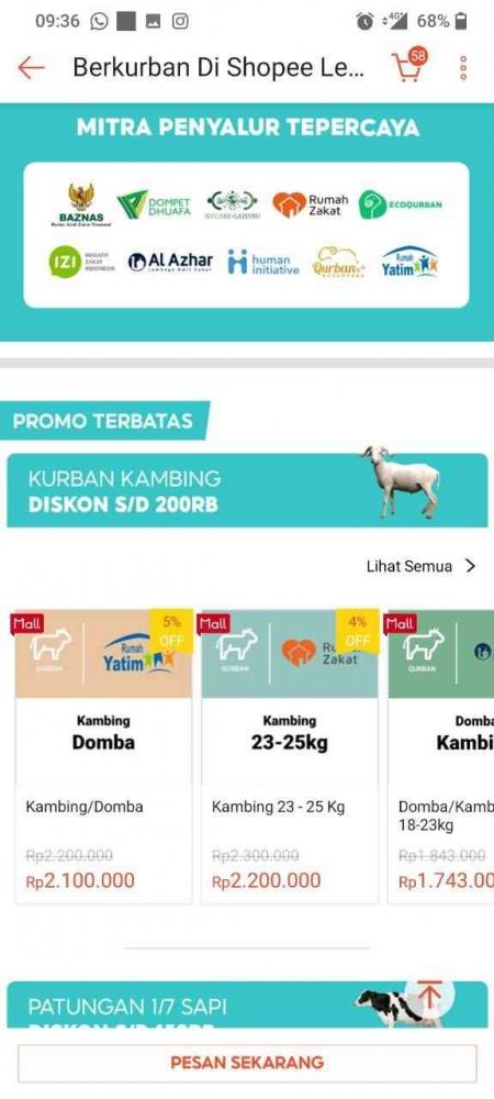 sumber: aplikasi Shopee