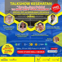 Talkshow ksehatan tentang Narkoba I Sumber Foto : RSKO Jakarta by Firdaus Komarudin