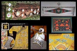Batik motif mega mendung dipengaruhi jubah Kaisar Qing (Sumber: tangkapan layar makalah Udaya Halim)