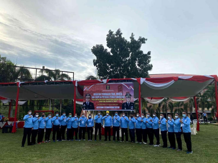  Pembinaan Fisik, Mental dan Disiplin Petugas Pemasyarakatan pada lingkungan Kanwil Kemenkumham Sumatera Selatan