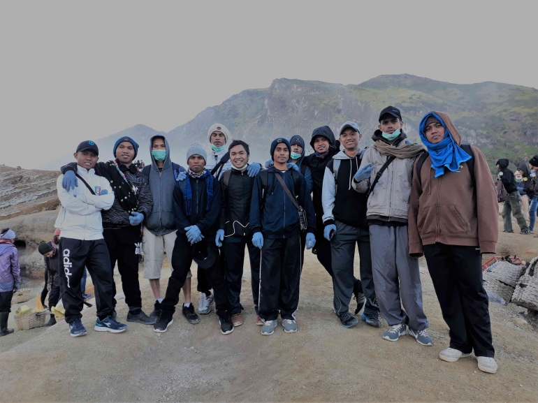 Puncak Gunung Kawah Ijen, Banyuwangi, Jawa Timur. Dokpri