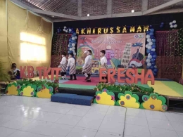 Tampilan Pantomin anak-anak TKIT Eresha Magelang dalam Mengembangkan Kemampuan Berpikir Simbolik (dok: TKIT Eresha).