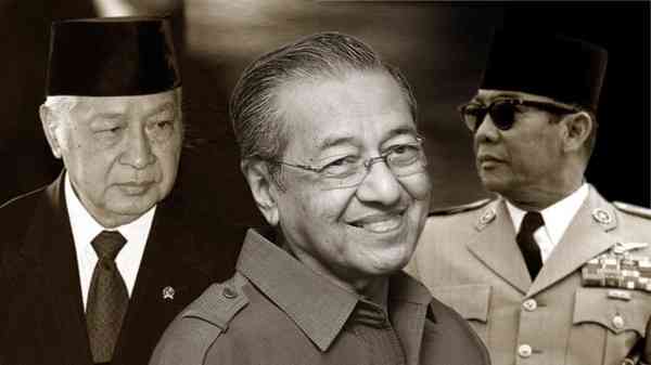 Mahathir Sahabat Indonesia dan Soeharto pernah dijuluki little Soekarno oleh Australia.Foto: Ilustrator Andhika Akbarayansyah/detik.com